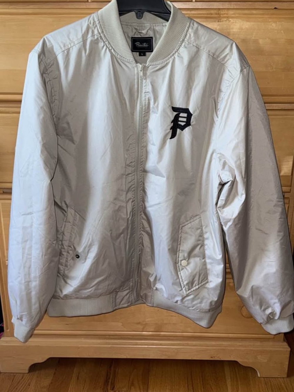 Primitive White Men’s Bomber Jacket